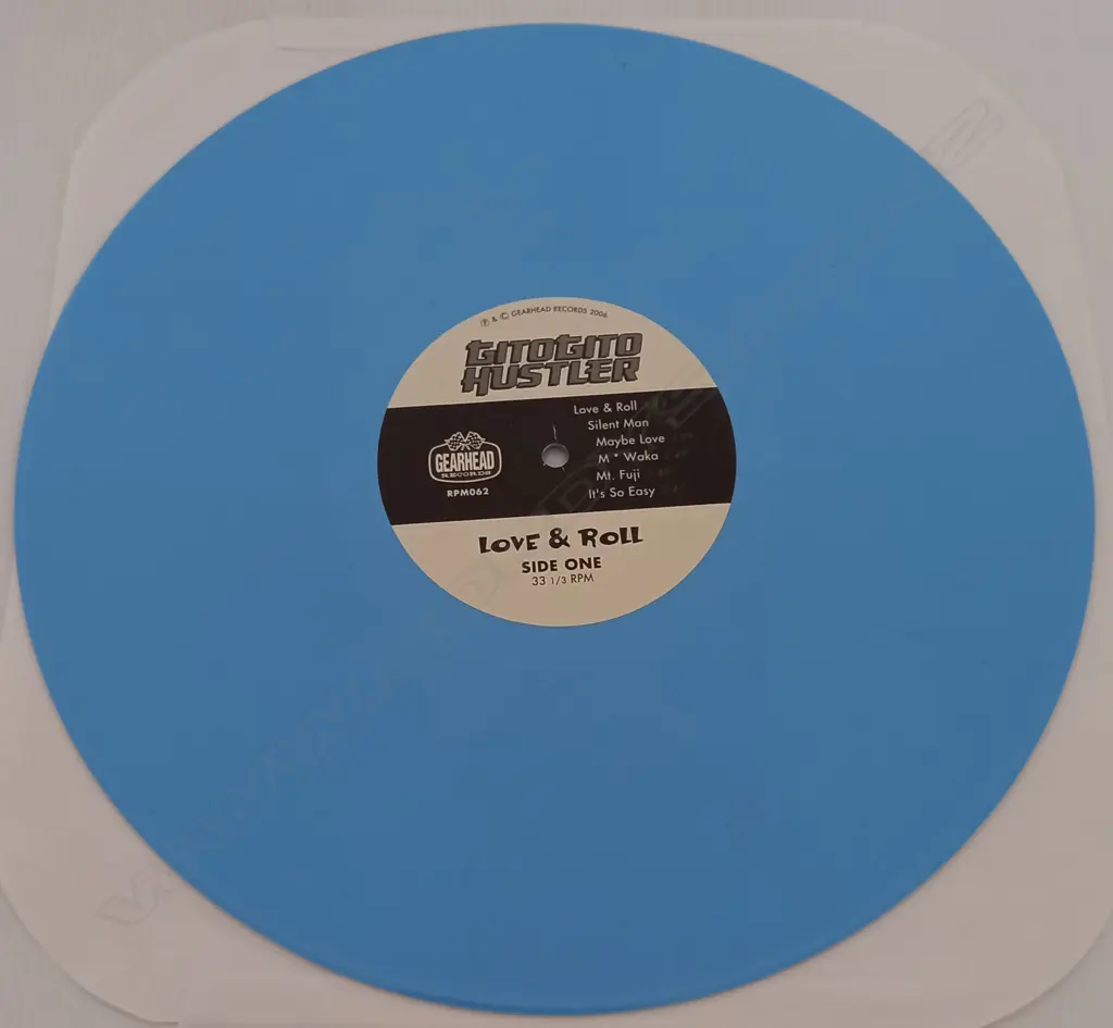 Gitogito Hustler, Love & Roll (teal blue vinyl) Image 1++